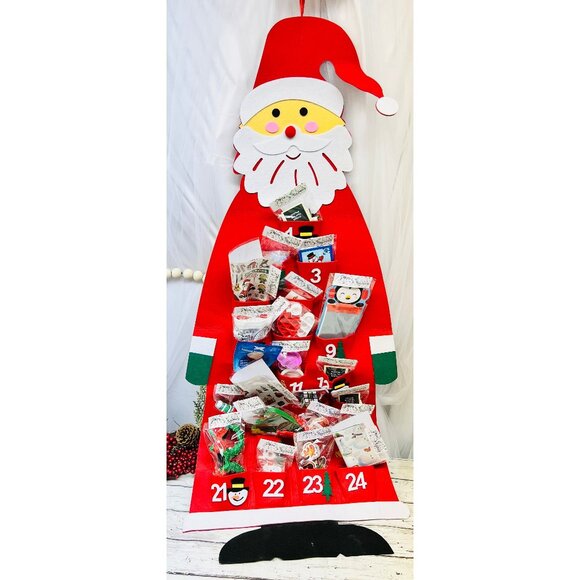 24 Days of Christmas Advent Calendar Stocking Stuffers and Santa Calendar - Picture 1 of 7